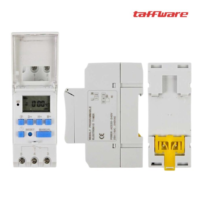 Jual Saklar On Off Otomatis Relay Timer Time Switch Relay 16A 220V ...