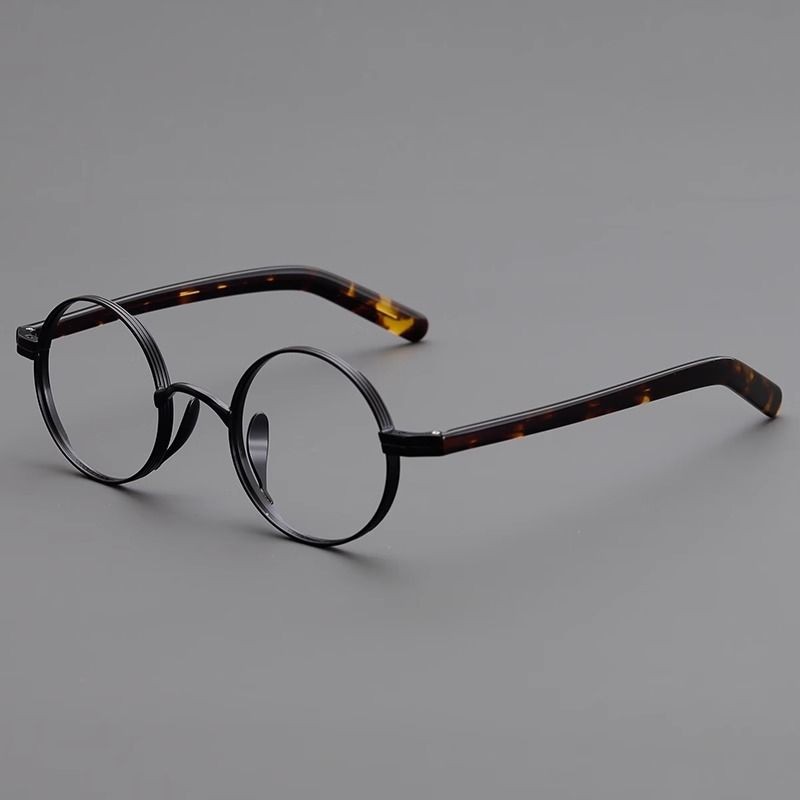 Jual Handmade Retro Small Round Gold Wire Eyeglass Frame | Shopee Indonesia