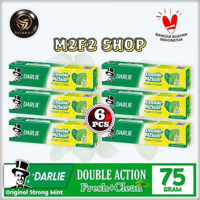 Jual PASTA GIGI DARLIE DOUBLE ACTION FRESH & CLEAN ORIGINAL STRONG MINT