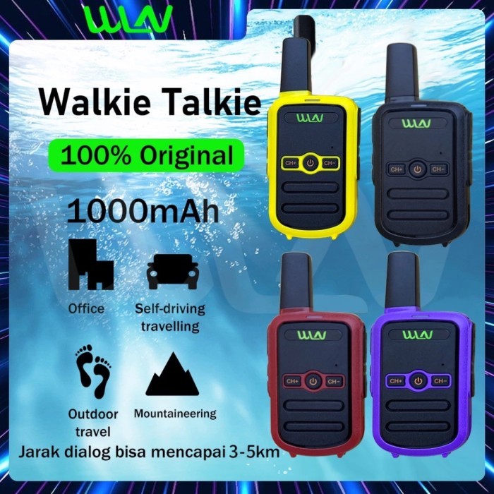 Jual Walkie Talkie Pouch Mini HT WLN C51 Two Way Radio 16 Channel UHF ...