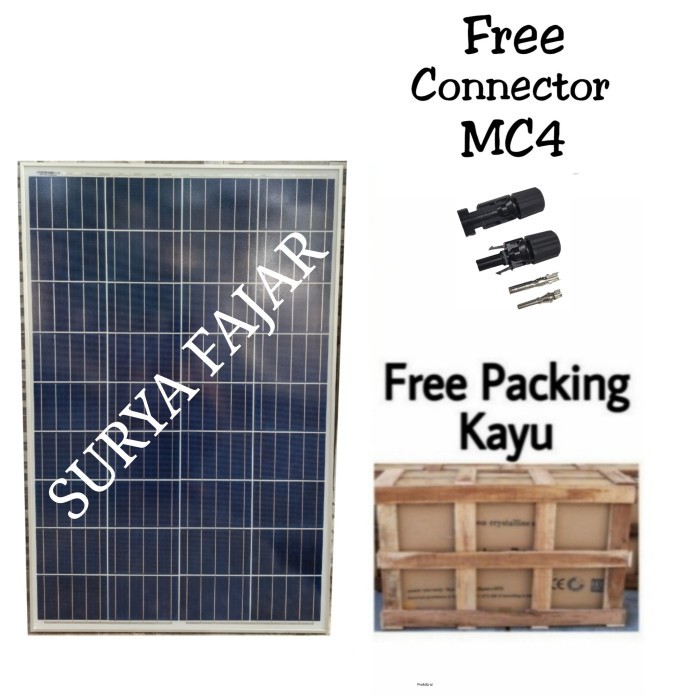 Jual Solar Panel Solar Cell Panel Surya Gh 100Wp Poly | Shopee Indonesia