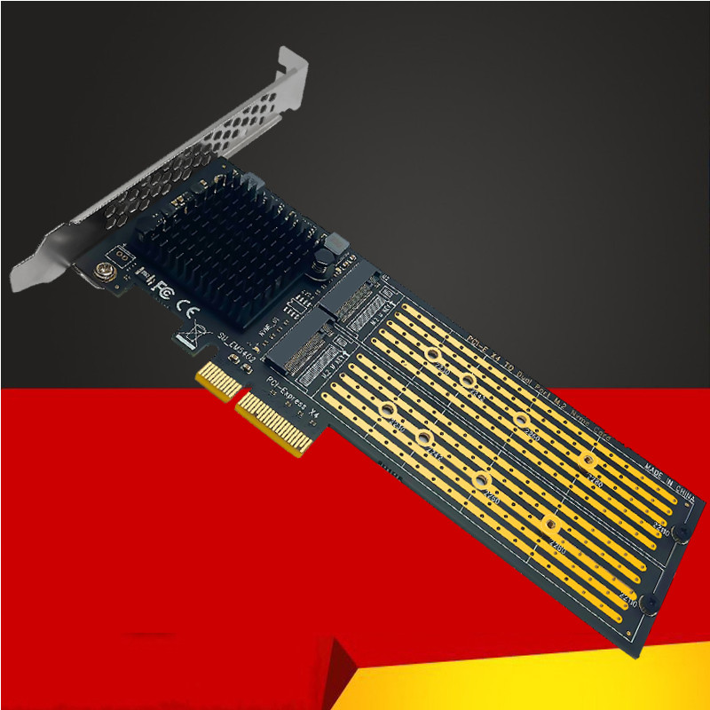 Jual CMTOFIC Split-free 2Port M2 NVME PCIE Adapter for NVMe SSD M Key B ...