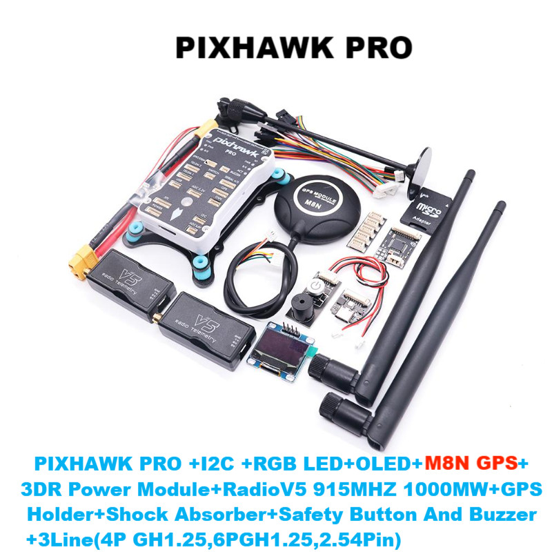 Jual GANC Pixhawk PX4 PRO White Shell PIX 32 Bit Flight Controller ...