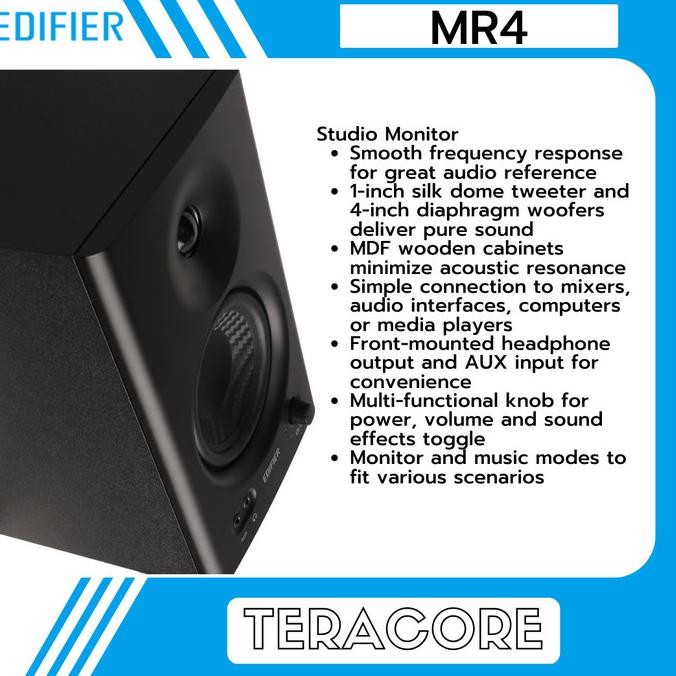 Jual Edifier Mr4 Mr-4 Speaker Monitor 4 Inch Flat Studio Recording ...