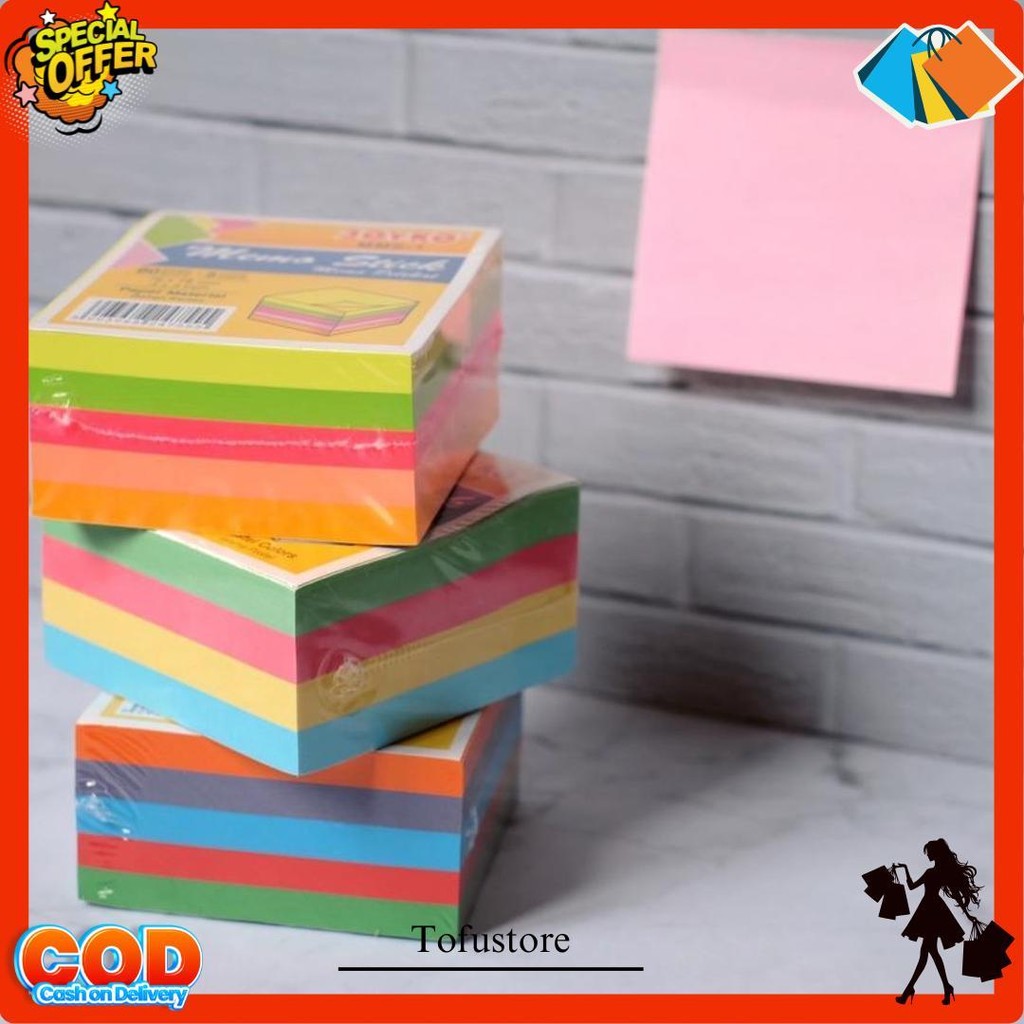 Jual Memo Stick Joyko Mms-1 Catatan Tempel Kertas Sticky Note Tempelan ...
