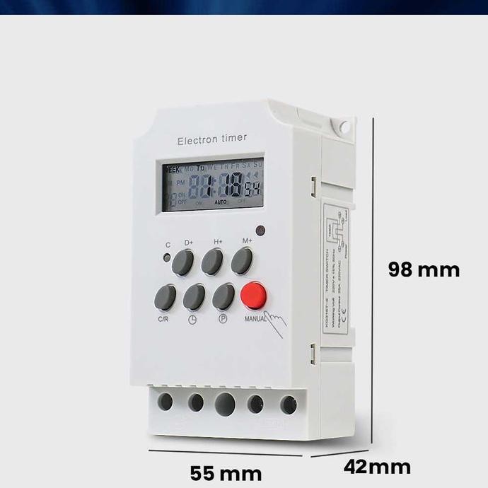 Jual Sale Mcb Timer Digital Programmable Timer Switch Relay 28 Program ...