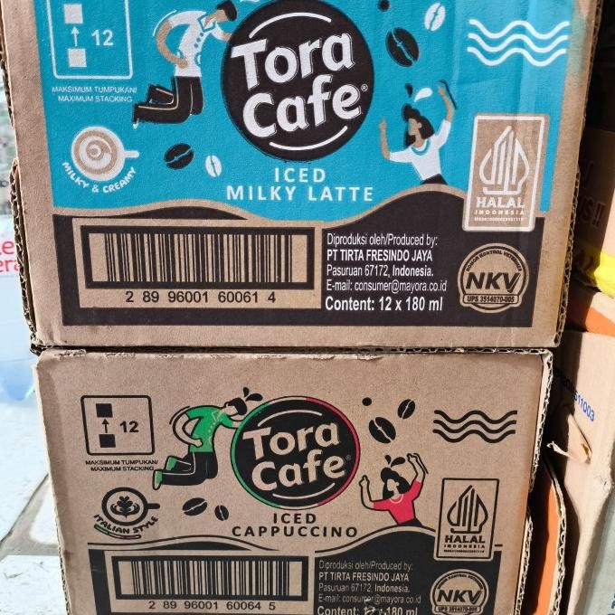 Jual Tora Cafe Dus isi 12 botol x 180 ml coffee kopi | Shopee Indonesia