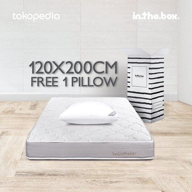 Jual KASUR SPRING BED IN THE BOX inthebox size 120x200 (FULL ) | Shopee ...