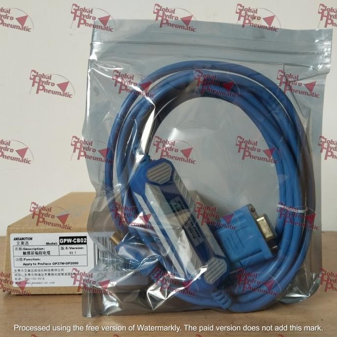 Jual Gp Pro-Face Proface Hmi Programming Cable Rs232 Gpw-Cb02 Gpwcb02 ...