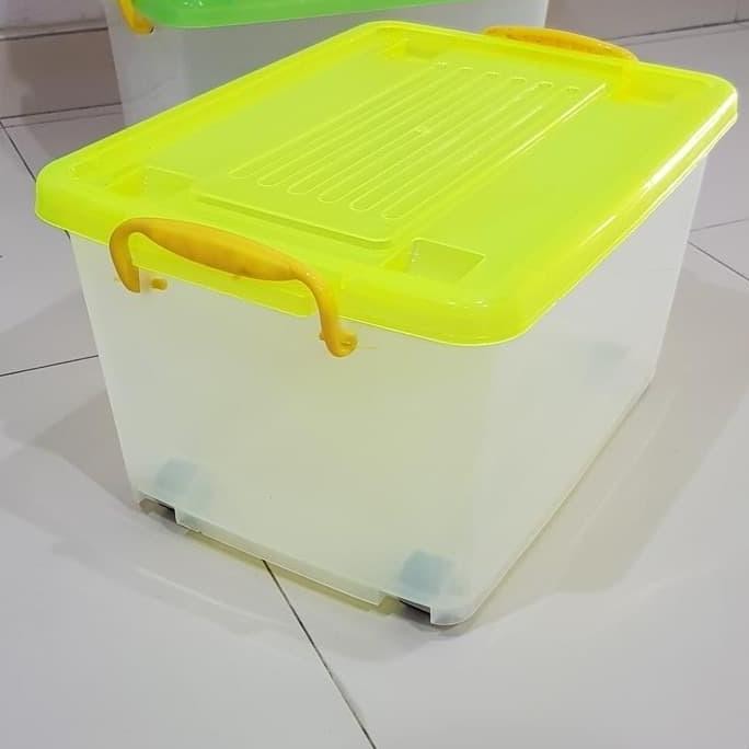 Jual 40 Liter Container Box Kotak Penyimpanan 40ltr Doremi Pakaian ...