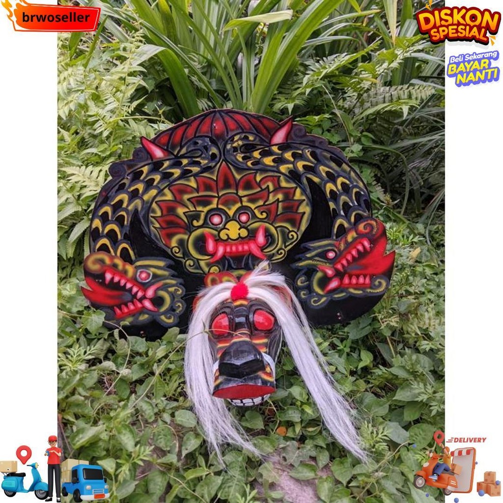 Jual Siap Kirim Sale Mainan Tradisional Barongan Telon|Barongan Devil ...