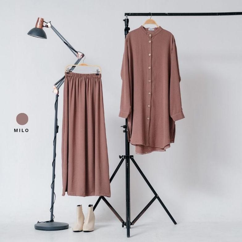 Jual BISA COD WAFTA - BAHEERA SET (set tunik & skirt) | set rok | set ...