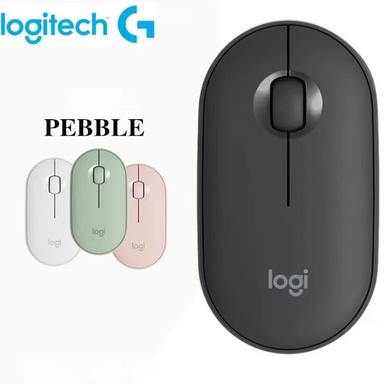 Jual Logitech Pebble M350 Laptop Tablet Mouse Wireless Bluetooth Mouse ...