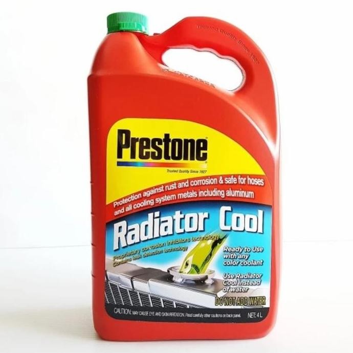 Jual TERSEDIA PRESTONE Botol Merah Air Radiator Coolant Hijau/Green (4L ...