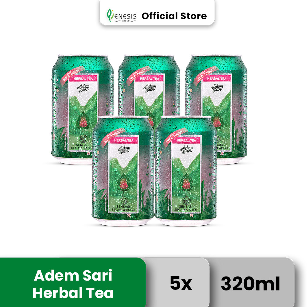 Jual Adem Sari Herbal Tea 320 ml x5 | Shopee Indonesia
