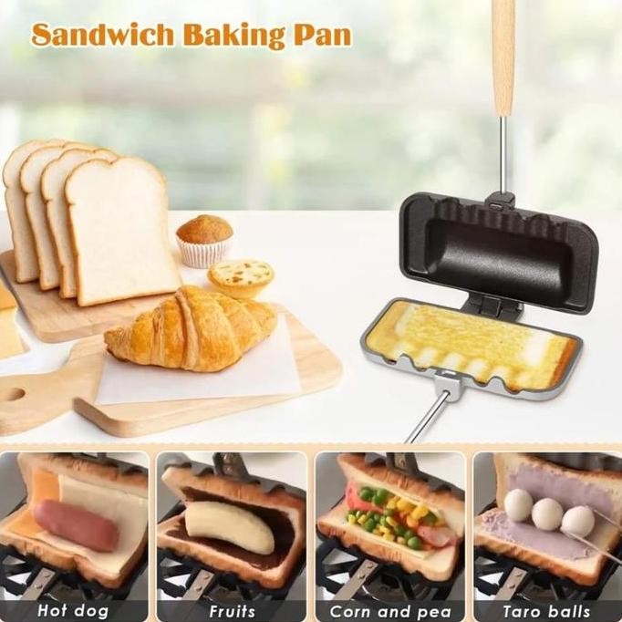 Jual Sandwich Frying Pan / Pembuat Roti Bakar - Pemanggang Roti ...