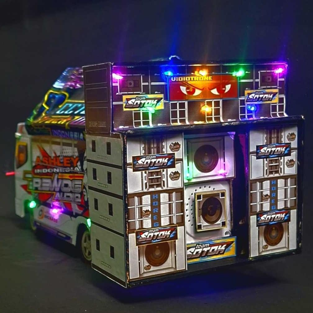 Jual Promo Truk Oleng Dan Sound System Bluetooth Full Lampu Terpal Et ...