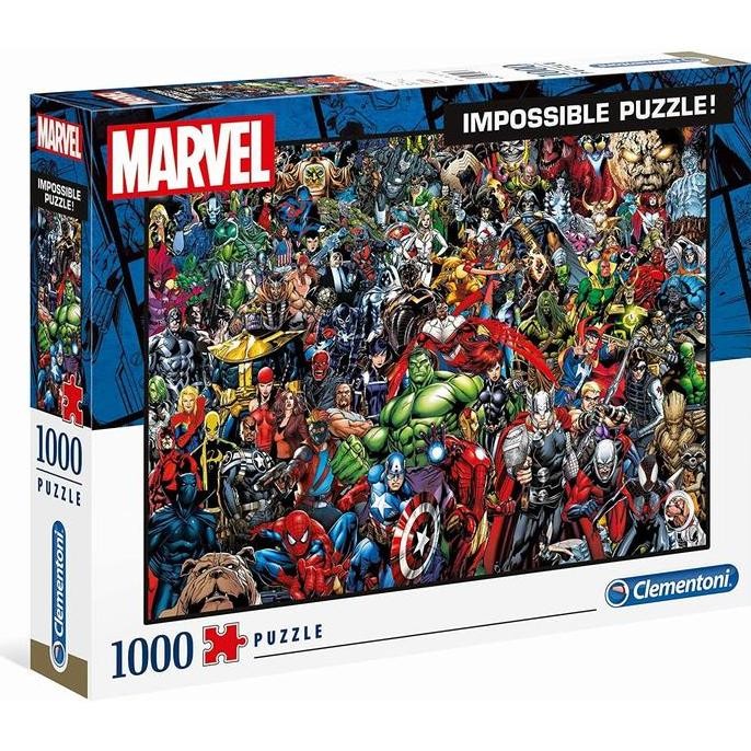 Jual ORIGINAL Clementoni 39411 Impossible Jigsaw Puzzle Marvel 1000 ...