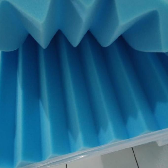Jual ready busa peredam suara ruangan motif zigzag biru ukuran 1x1 ...
