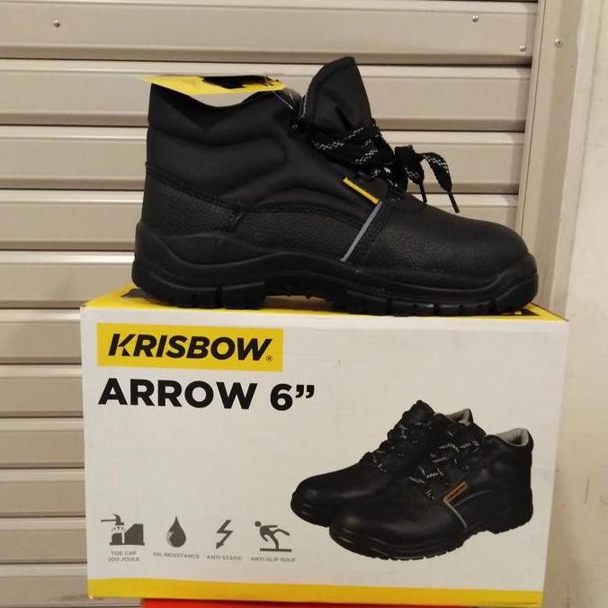 Jual Premium sepatu safety krisbow arrow 6inch | Shopee Indonesia