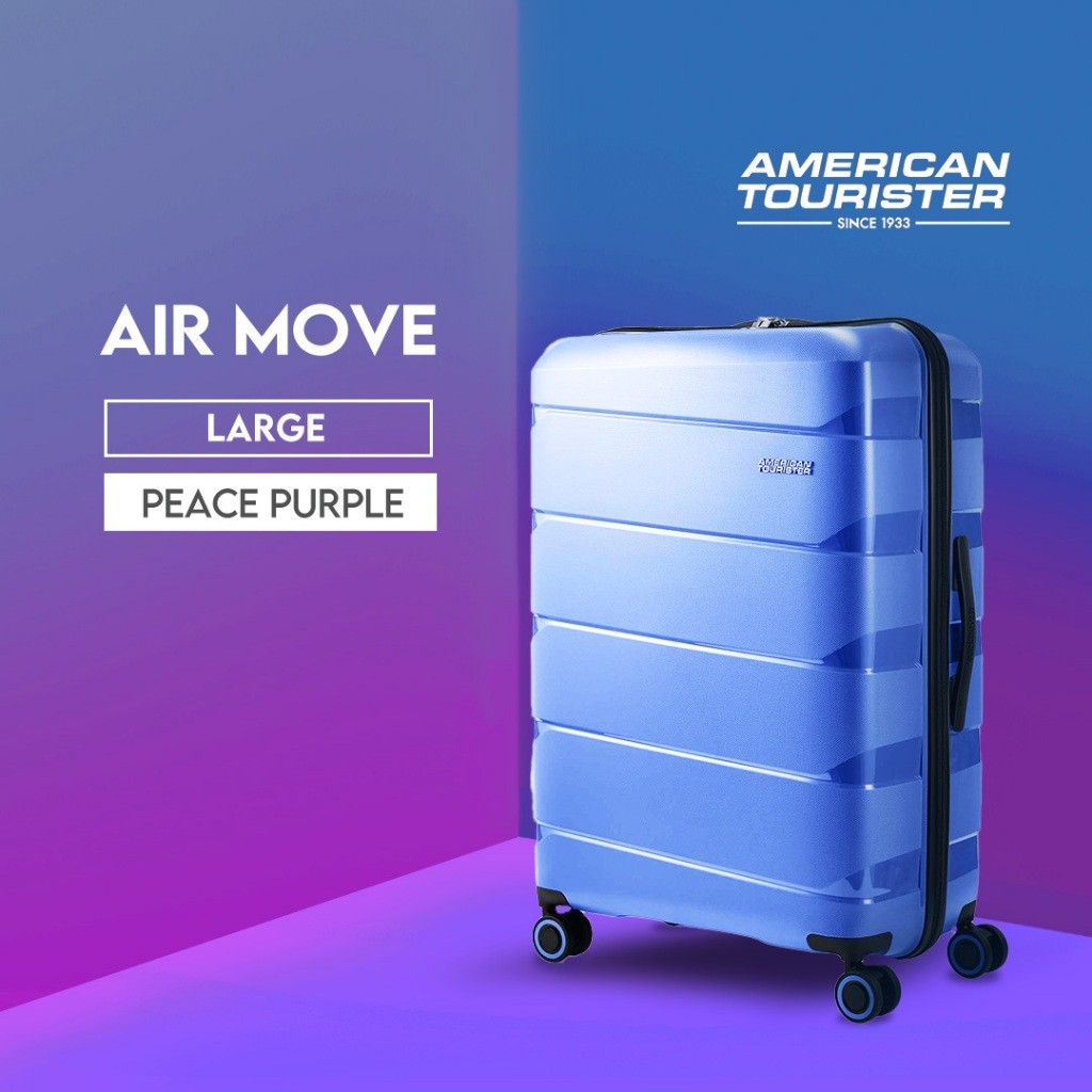 Jual American Tourister Koper Hardcase Air Move Large 28 inch- Peace ...