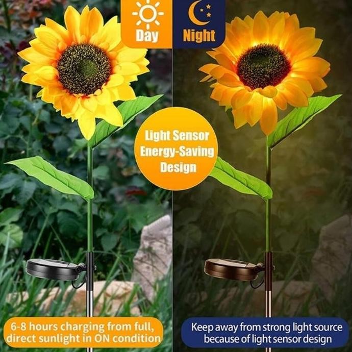 Jual Tersedia [NEW]Vinnatsu Lampu Rumput Tenaga Surya Lampu Bunga ...