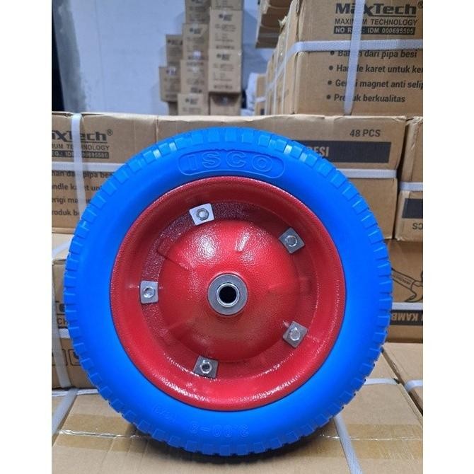 Jual (Expert) Roda Ban Padat Mati Gerobak Pasir Sorong Foam PU Model ...