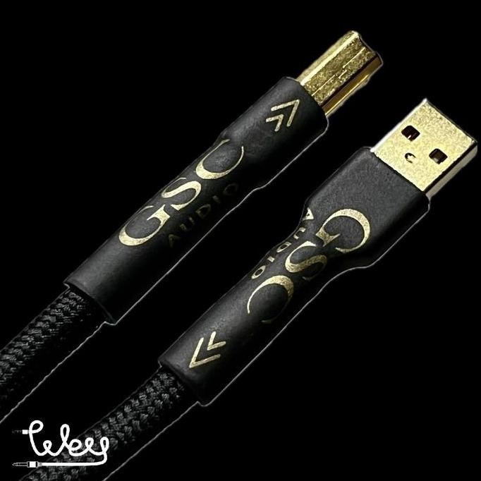 Jual new !!! USB Cable GS Rotterdam Audio Pure Silver Gold Kabel A to B ...