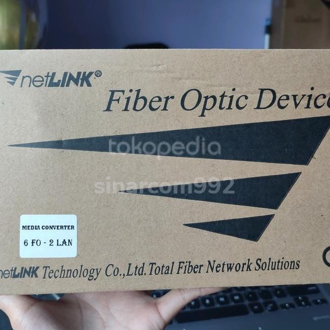 Jual Netlink Ethernet Fiber Switch (Media Converter) 6Fo/4Fo/3Fo/2Fo ...