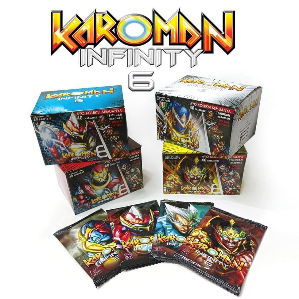 Jual 1 Box puzzle 3D KAROMAN INFINITY 6 isi 30 sachet AST | Shopee ...
