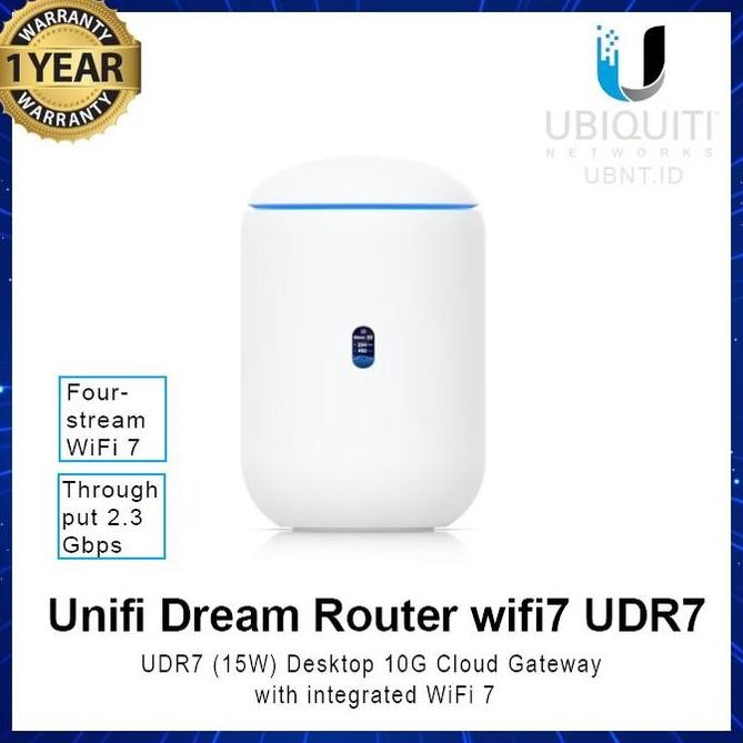 Jual Ubiquiti Udr7 (15W) Desktop 10G Cloud Gateway With Integrated Wifi ...