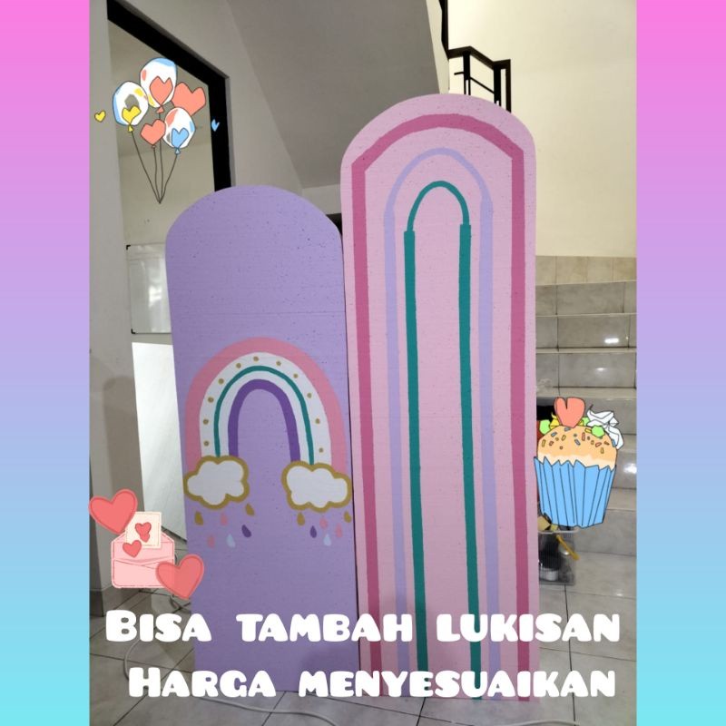 Jual BACKDROP LEBAR 50CM X 200CM (UKURAN DAN BENTUK BISA REQUEST ...