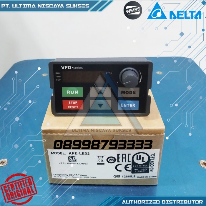 Jual Keypad Inverter Delta Kpe-Le02 For Vfd-E Series | Shopee Indonesia