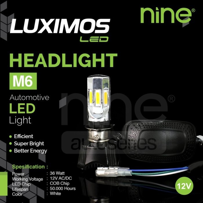 Jual Lampu Led 6 Sisi Luminos Led M6 Eco 9 Universal Semua Motor ...