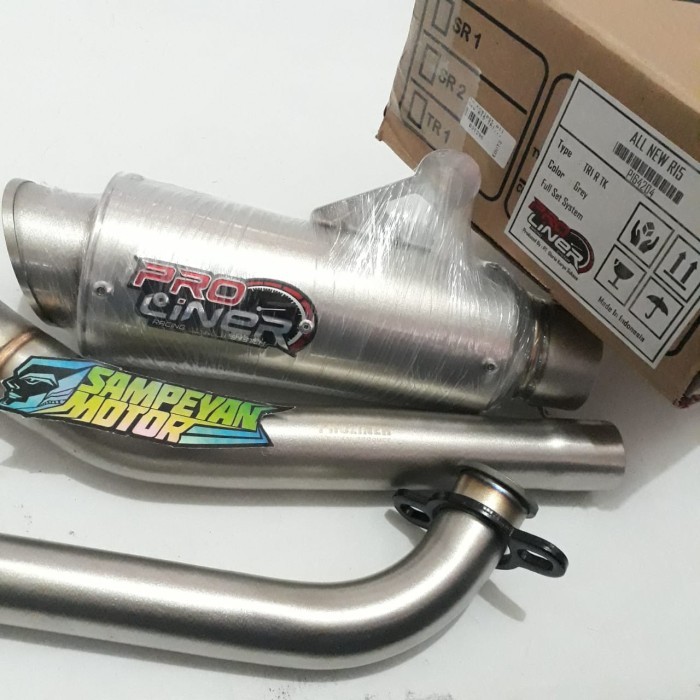 Jual Kenalpot Knalpot Racing Yamaha All New R15 R 15 Tr1 Pro Liner ...