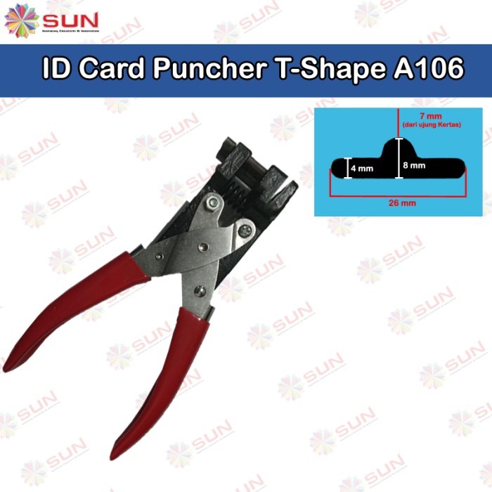 Jual Tang Id Card Puncher T-Shape A106 (Tang Pelubang) Sun Indonesia ...