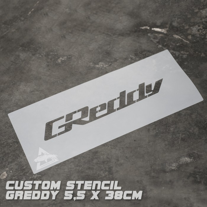 Jual TERBARU Custom stencil font GReddy ukuran 5,5 x 38cm | Shopee ...