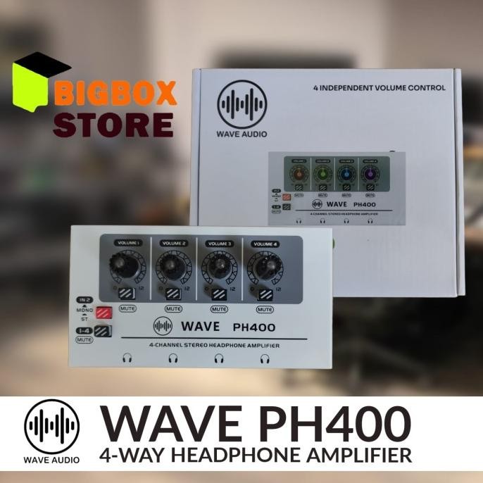 Jual WAVE PH400 HEADPHONES AMPLIFIER DISTRIBUTOR 8 CHANNEL ORIGINAL ...