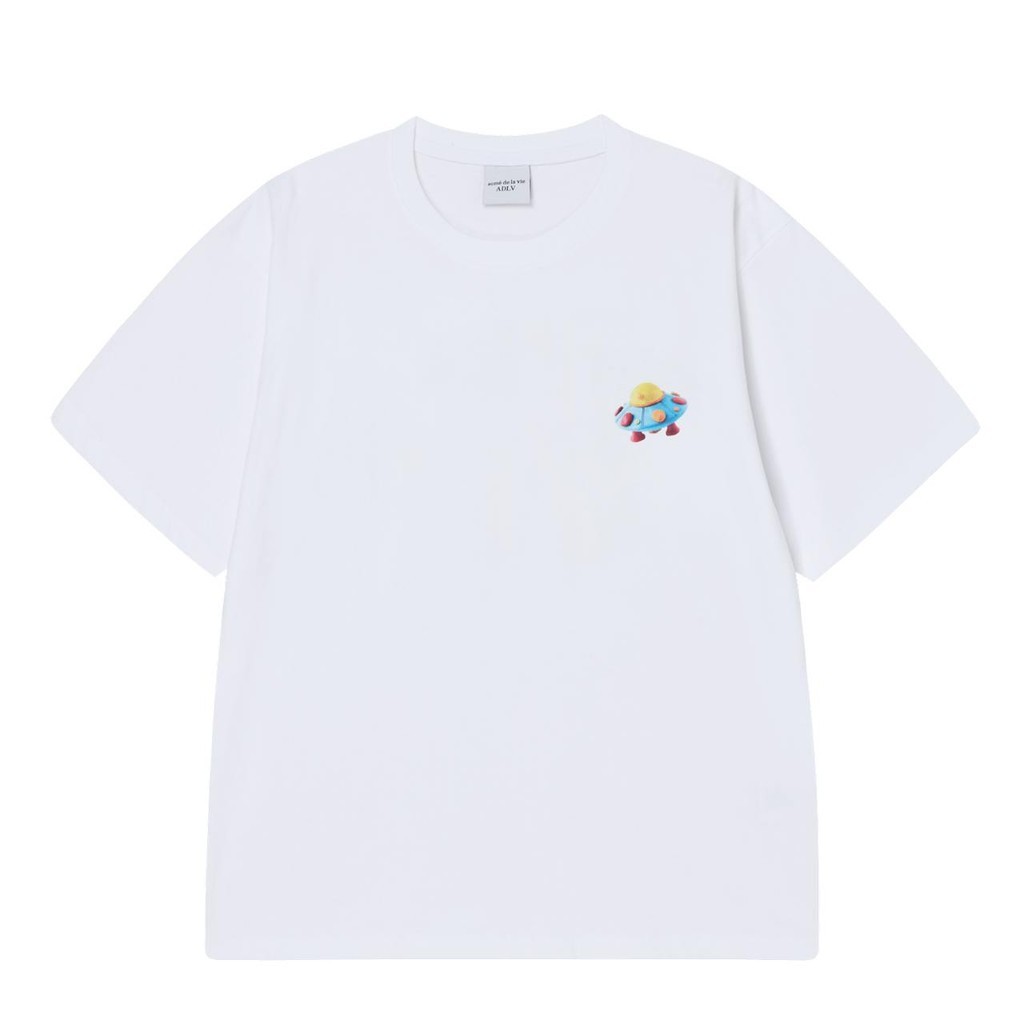 Jual [ADLV] Clay Alien Short Sleeve T-Shirt White - Kaos