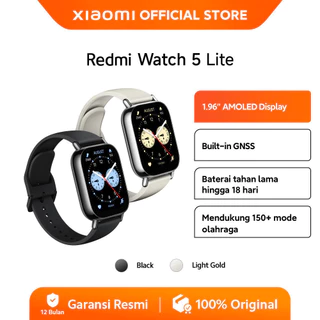 Xiaomi Redmi Watch 5 Lite | 1.96" AMOLED Display |  Built-in GNSS | Baterai hingga 18 hari | 150+ mode olahraga [Official Store]