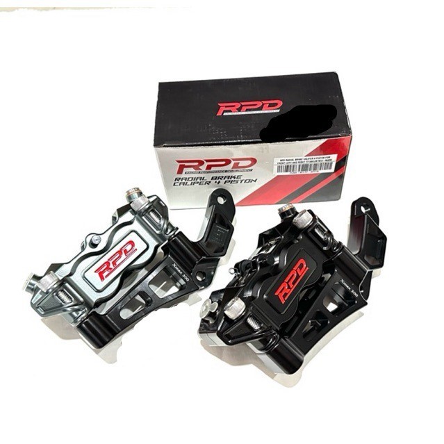 Jual Paket Kaliper Radial Rpd 4P 4 Piston+ Breket 300 Mm Rpd Vector For ...