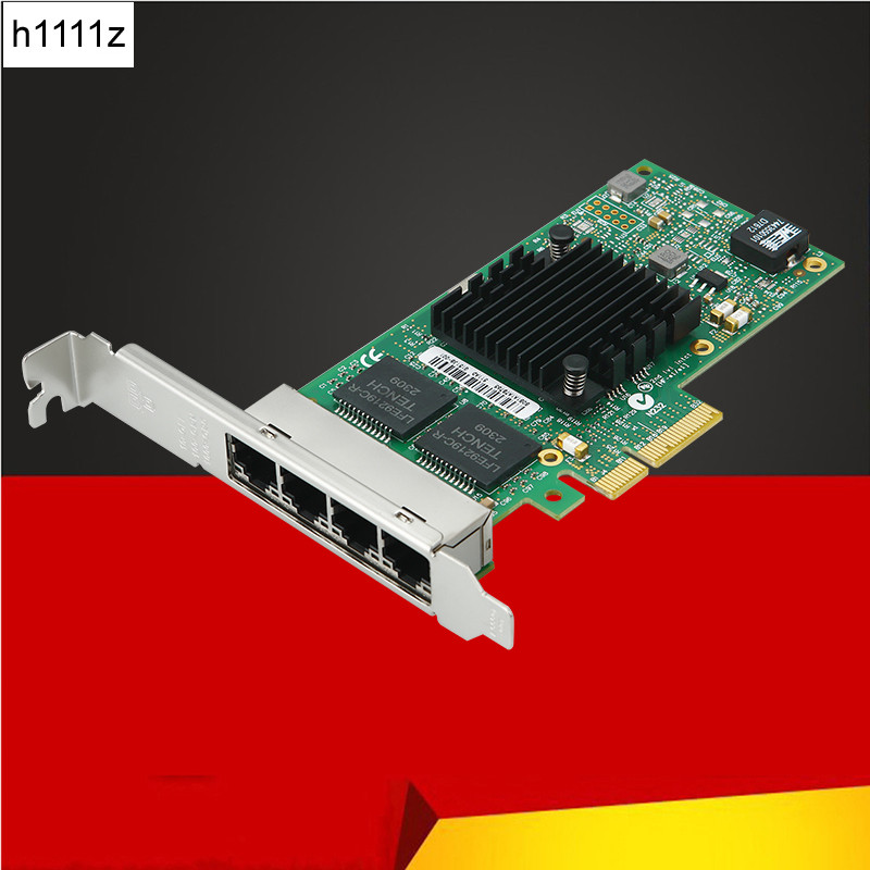 Jual BARU 4 Port RJ45 PCI Express Network Card for Intel I350 Chip PCI ...