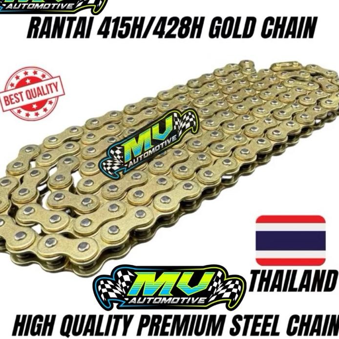 Jual Rantai Rante Rvn Racing Warna Gold 428H 130L 415 H 130L Rvn Racing ...
