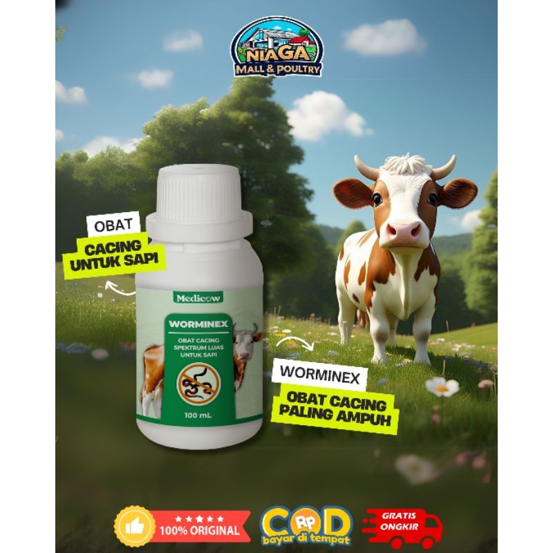 Jual Medicow Worminex Obat Cacing Sapi | Shopee Indonesia