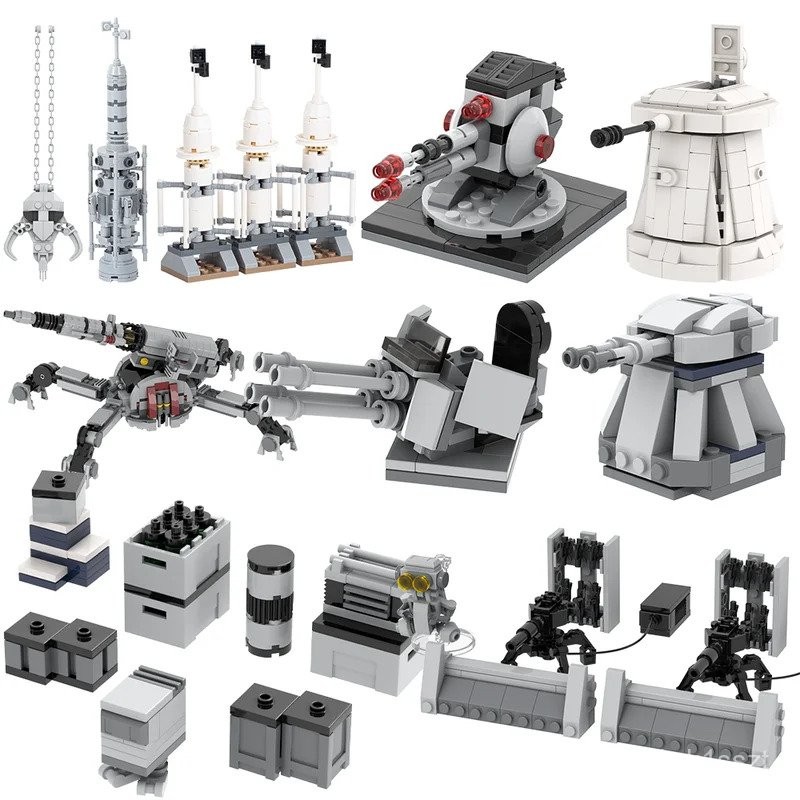 Jual MOOXI Movie Space Wars Cannon Condenser Supply Packs DIY Diorama ...