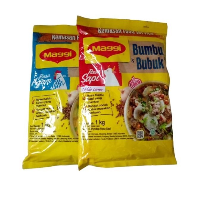 Jual Baru Maggi Chicken Powder 1kg atau Beef Powder 1kg bumbu bubuk ...