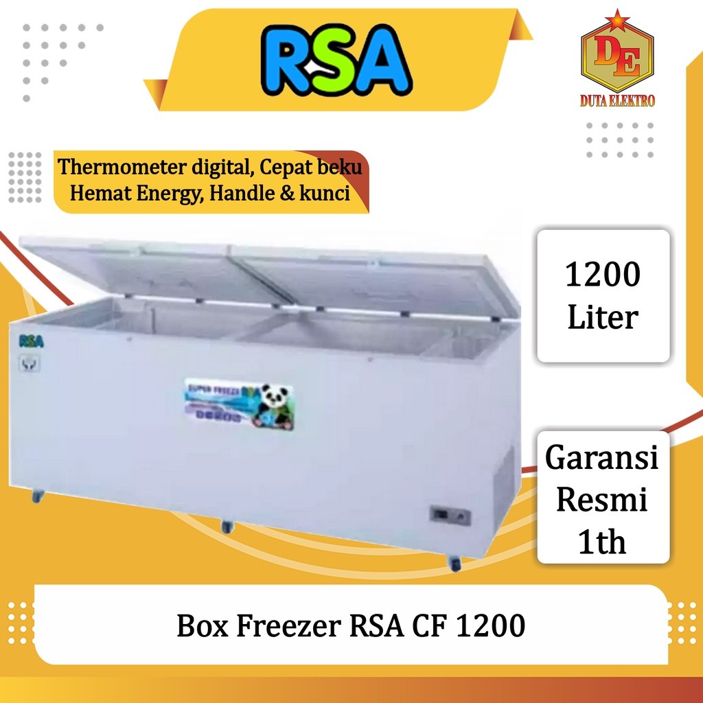 Jual Box Freezer RSA CF 1200 Chest Freezer 1200 Liter | Shopee Indonesia