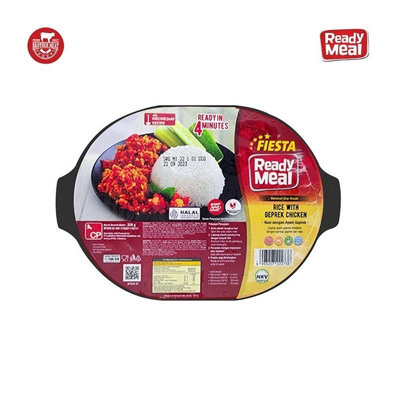 Jual FIESTA Ready Meal Rice With Chicken Geprek 320gr | Shopee Indonesia