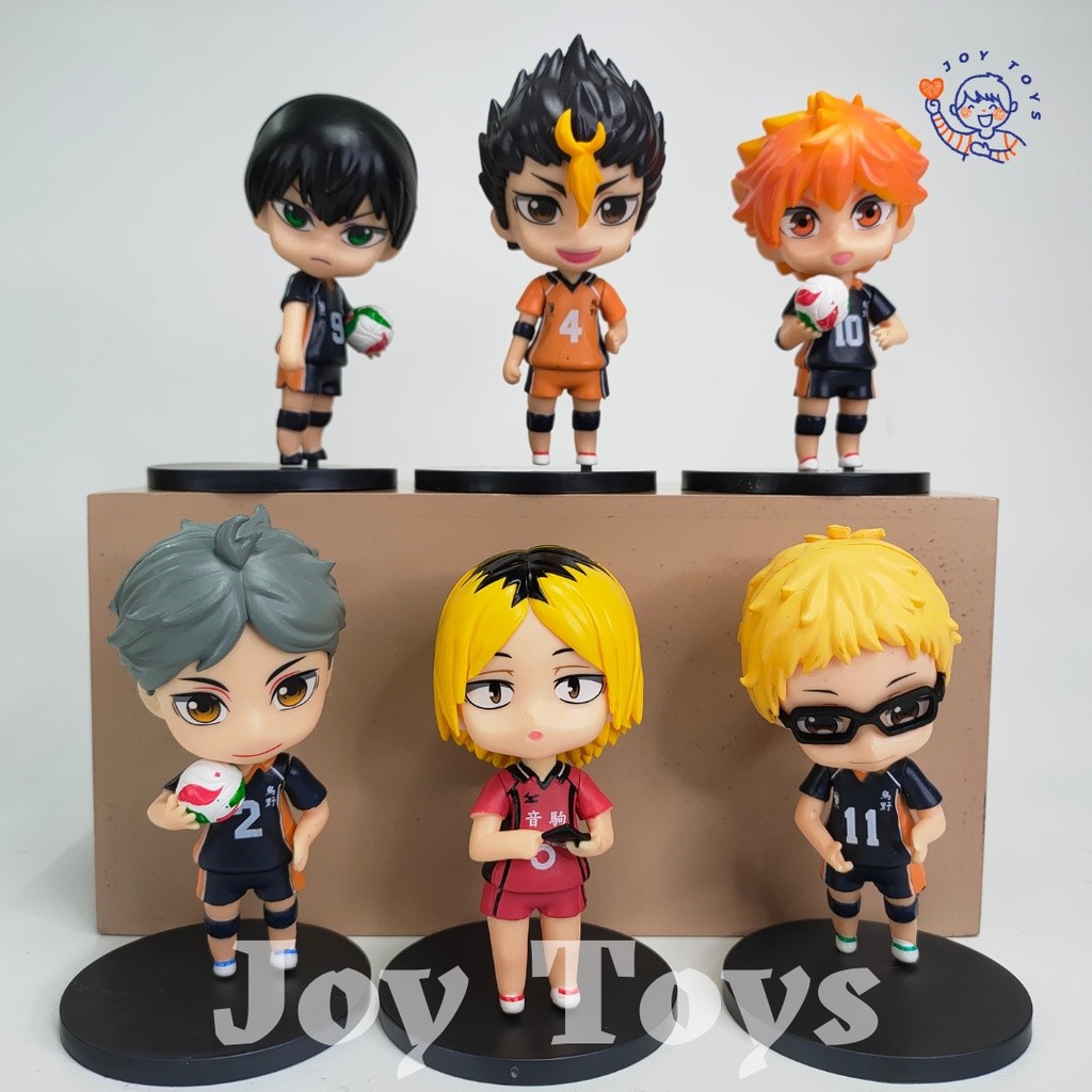 Jual HAIKYU CHIBI 6 PCS ACTION FIGURE, HIGH QUALITY ANIME ACTION FIGURE ...