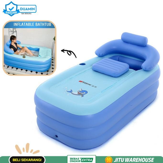Jual Intime Bak Mandi Rendam Dewasa Spa Bathtub Portable 160 X 84 X 64 ...